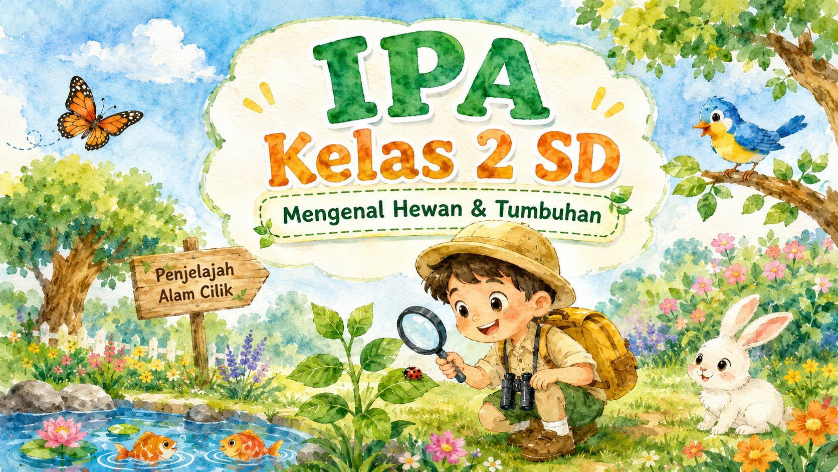 Sampul mapel IPA 2 SD Tema 0 - Hewan dan Tumbuhan di Studigo
