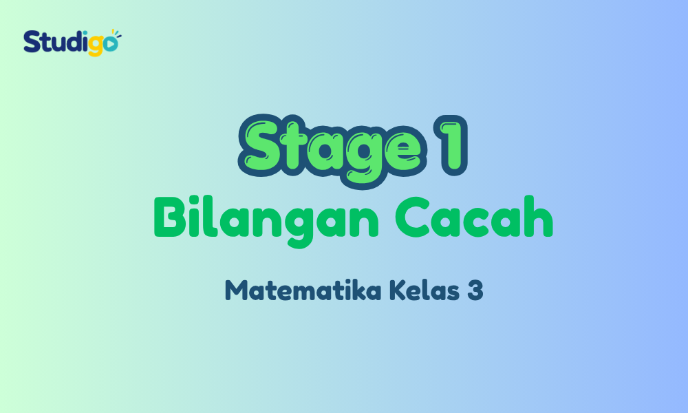 Sampul mapel Matematika 3 SD - Stage 1 (Membilang ratusan) di Studigo