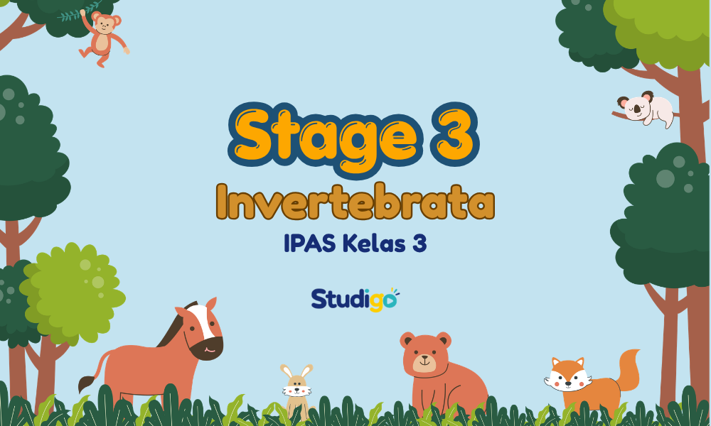 Sampul mapel IPAS 3 - Stage 3 (Hewan Invertebrata) di Studigo