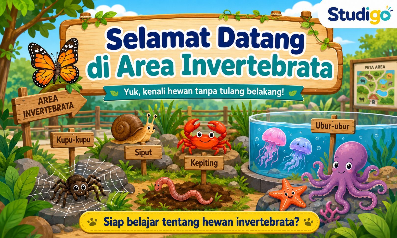 Preview node pertama IPAS 3 - Stage 3 (Hewan Invertebrata)